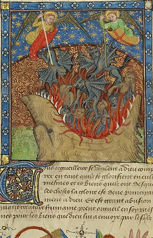 medieval illuminations devil