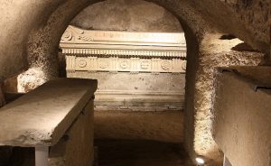 scipio tomb barbatus sarcophagus vatican barbata situ museums plaster 3rd cast century early original