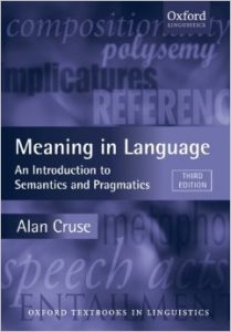Semantics: Understanding What It Means and Why Words Matter 20 Cruse01