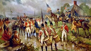 Illustration of the Battle of Saratoga