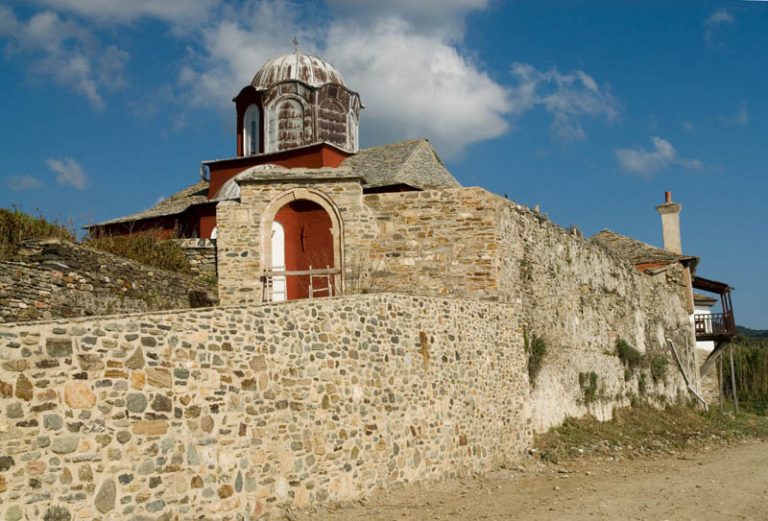 Agios Vasilios cell near Iviron monastery, Mount Athos, Halkidiki, Greece