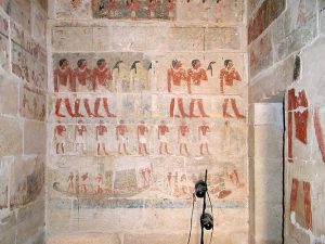 Scene from inside Niankhkhnum and Khnumhotep’s mastaba.