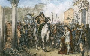 It was on this day in 476 AD (according to some sources anyway) that Odoacer was proclaimed by his soldiers as the first “King of Italy”.