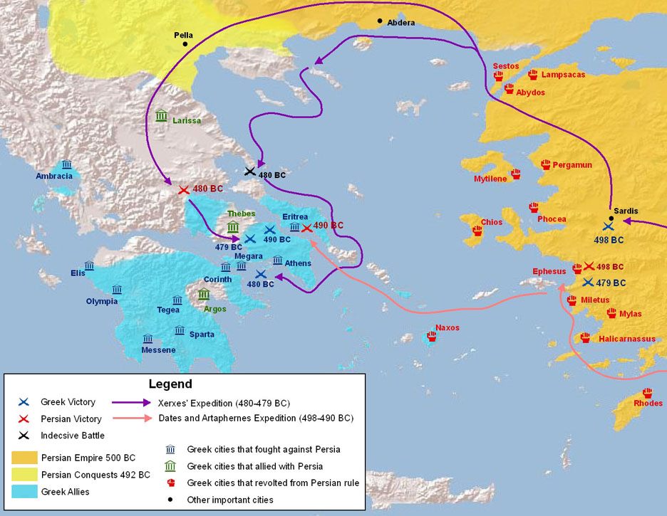 The Graeco Persian Wars Athens And Sparta Unite Against A Common Enemy   PersianWars11 