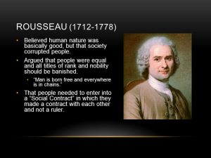 Jean Jacques Rousseau: Popular Sovereignty, General Will 
