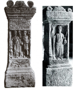 Goddesses in Celtic Religion: Nature and Bounty 73 the altar from Sarrebourg (Moselle) portraying and naming the couple Nantosuelta and Sucellus