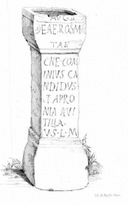 Goddesses in Celtic Religion: Nature and Bounty 79 Inscription to Rosmerta engraved on an altar found in Gissey-le-Vieil (Côte d’Or)