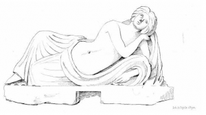Goddesses in Celtic Religion: Nature and Bounty 80 Statue, dated end of 2nd c. AD, beginning of 3rd c. AD, probably representing the goddess personifying the curative waters of Gissey-le-Vieil