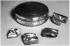 Goddesses in Celtic Religion: Nature and Bounty 81 The inscription to Rosmerta, engraved on a silver string course belonging to a socle in wood