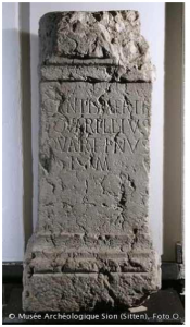 Goddesses in Celtic Religion: Nature and Bounty 93 Altar dedicated to Cantismerta from Lens (Switzerland)