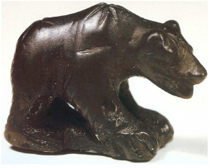 Goddesses in Celtic Religion: Nature and Bounty 101 Jet bear-shaped amulet from Bootle
