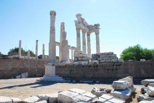 The Temple of Trajan in Pergamon