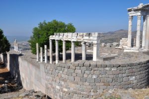 The Temple of Trajan in Pergamon