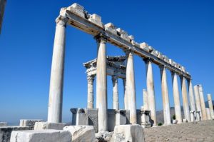 The Temple of Trajan in Pergamon