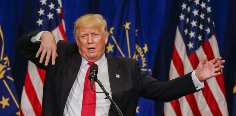 USA ELECTIONS INDIANA TRUMP