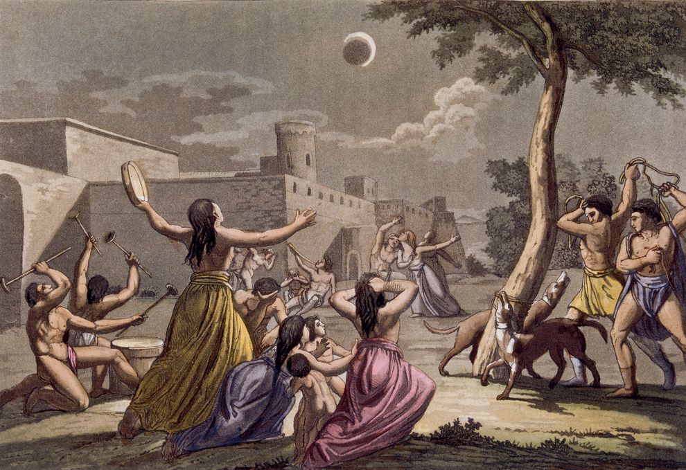 How Ancient Cultures Explained Eclipses – Brewminate