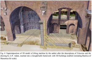 How the columns may have been erected