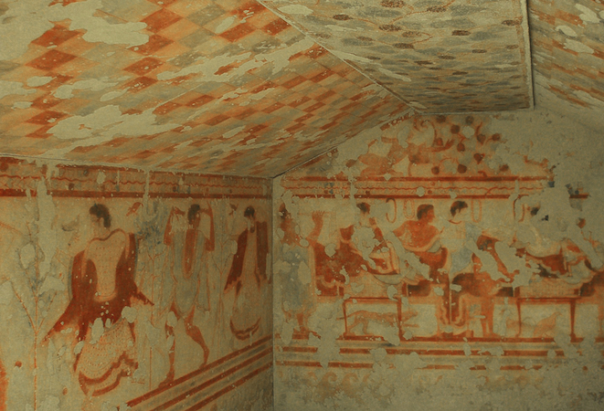Etruscan Tomb of the Triclinium - Brewminate: A Bold Blend of News