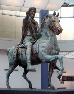 The Equestrian Statue of Roman Emperor Marcus Aurelius