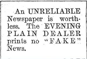 Cries of 'Fake News' Go Back at Least a Century 28 Cries of 'Fake News' Go Back at Least a Century