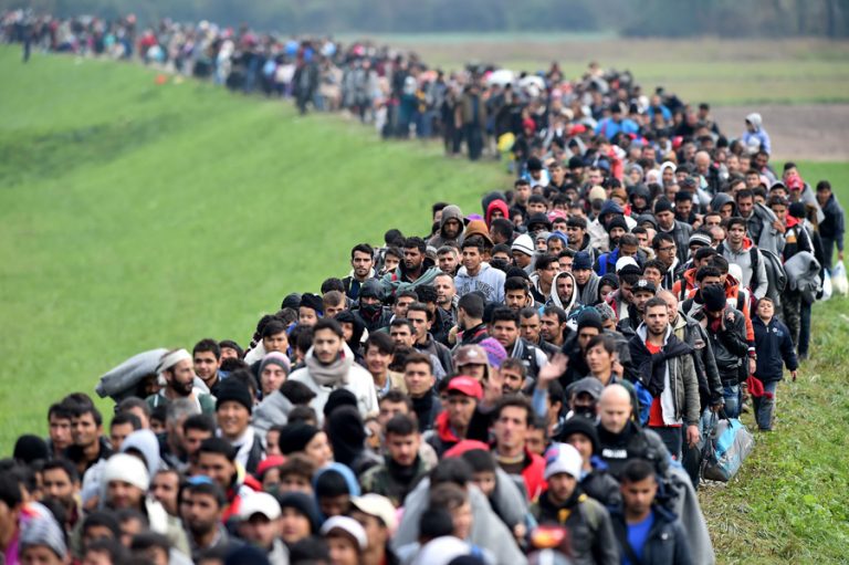 Migrants Cross Into Slovenia