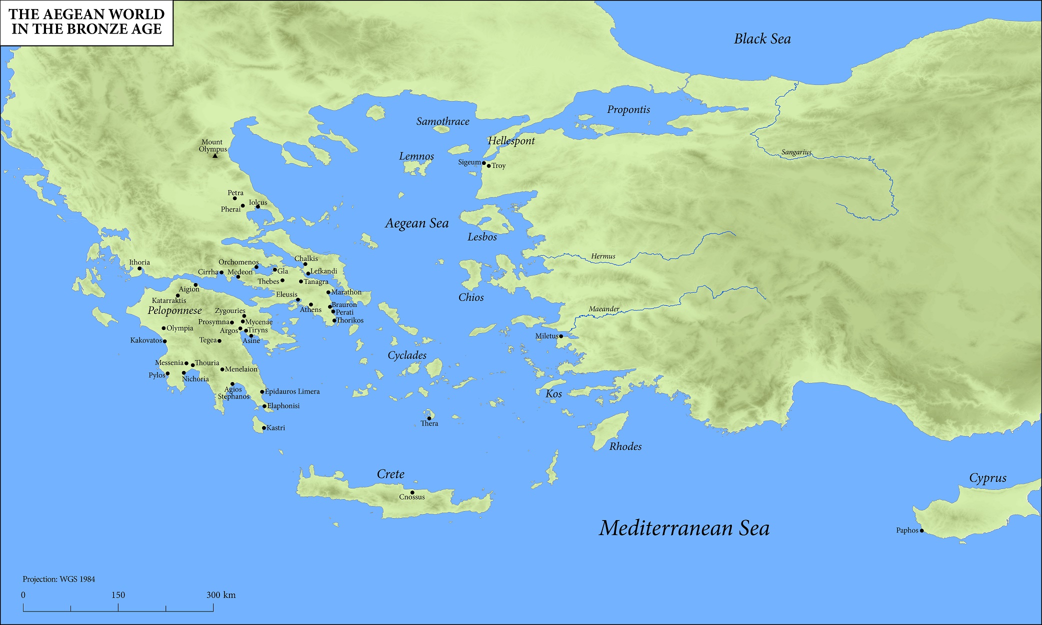 Реки И Моря Древней Греции