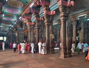 The Meenakshi Hindu Temple at Madurai