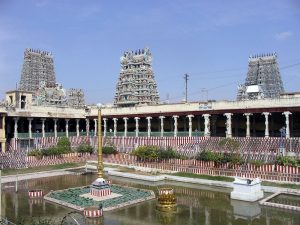 The Meenakshi Hindu Temple at Madurai