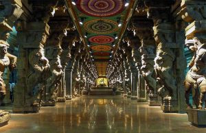 The Meenakshi Hindu Temple at Madurai