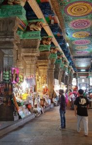 The Meenakshi Hindu Temple at Madurai