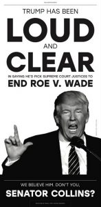 Constituents of Sen. Susan Collins Demand Defending Abortion Rights