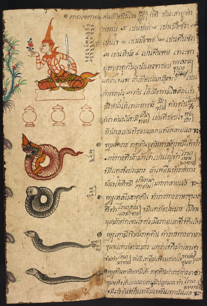 Phrommachat horoscope manual: The year of the nāga (water serpent).