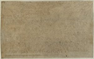 Magna Carta: An Introduction to the Great Charter of 1215 4 One of the four surviving copies of the 1215 Magna Carta