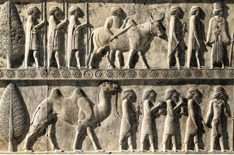 Palacio de DarÌo. Oferentes.. Arte persa