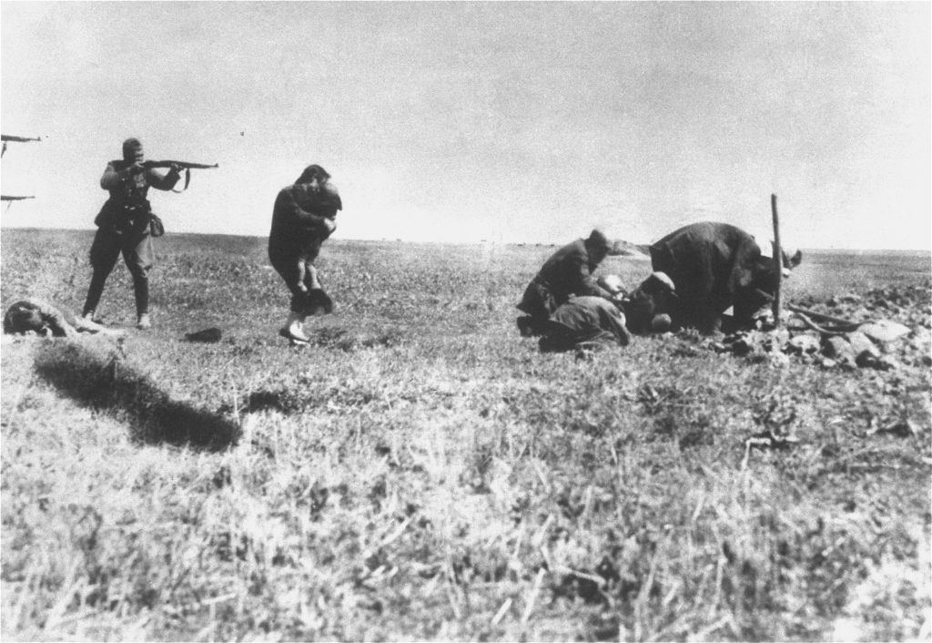 Hitler’s Nero Decree: Denying Germany a Future beyond the Reich 6 Executions of Jews by German army mobile killing units (Einsatzgruppen) near Ivangorod, Ukraine