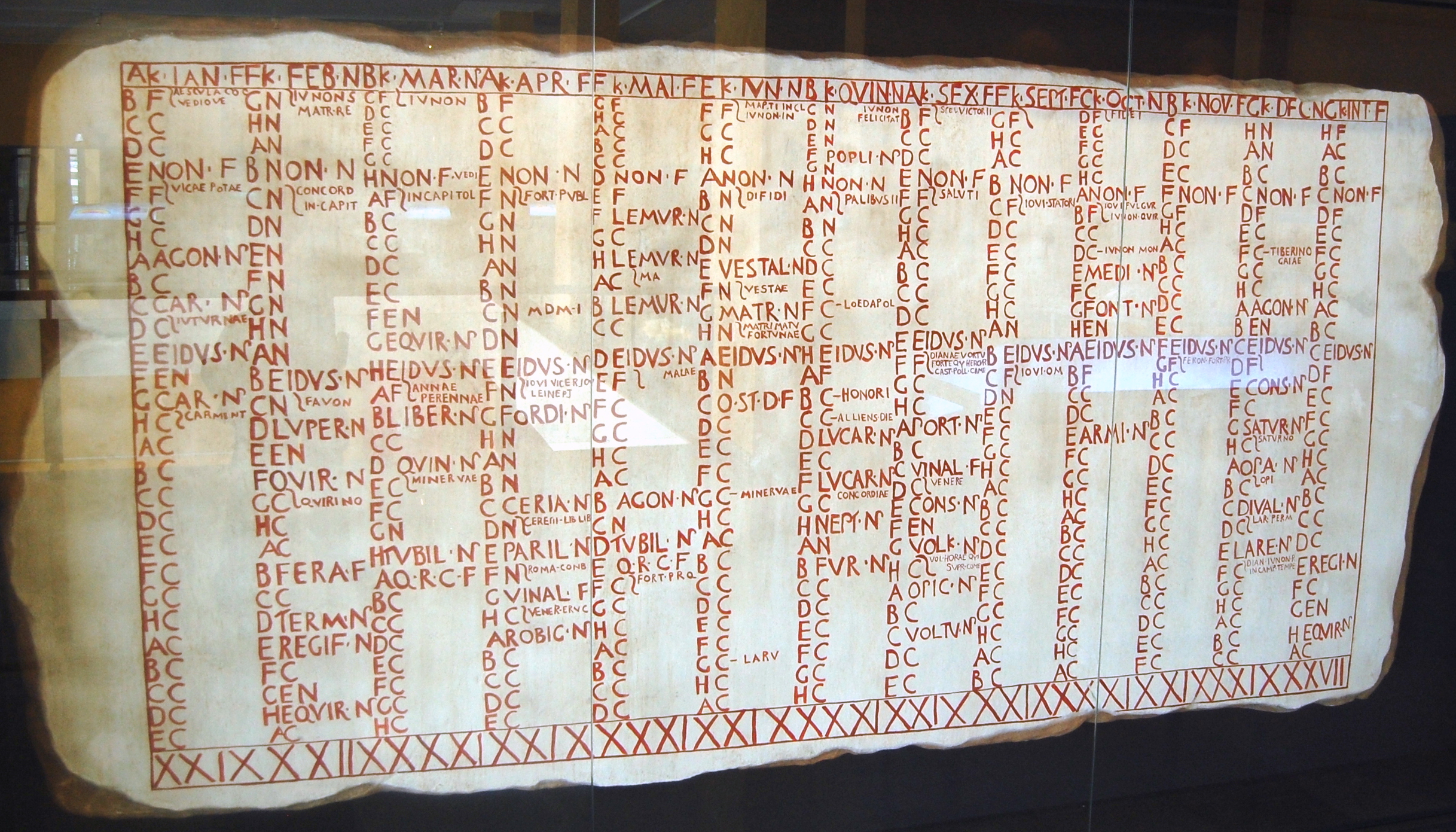 The Old Roman Calendar
