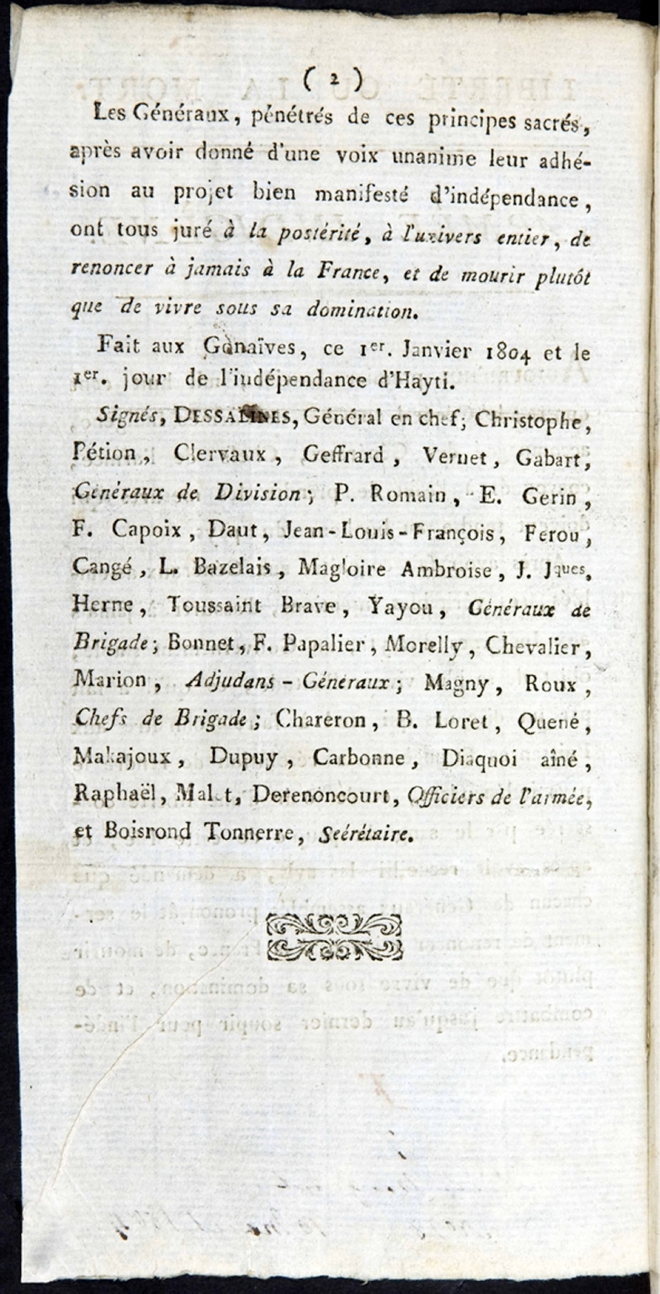 Haiti’s Declaration of Independence: Digging for Lost Documents in the Archives of the Atlantic World