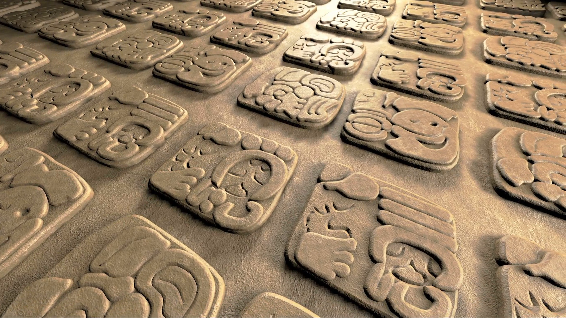 ancient mayan glyphs