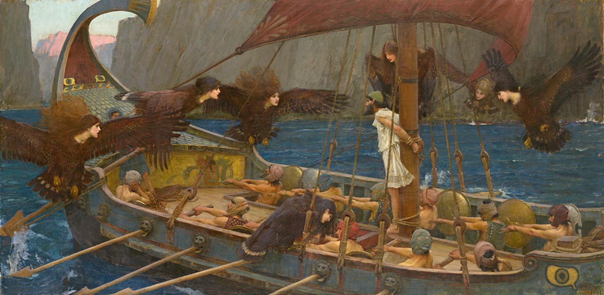 J. W. Waterhouse's 'Ulysses and the Sirens': Breaking Tradition and  Revealing Fears - Brewminate: A Bold Blend of News and Ideas