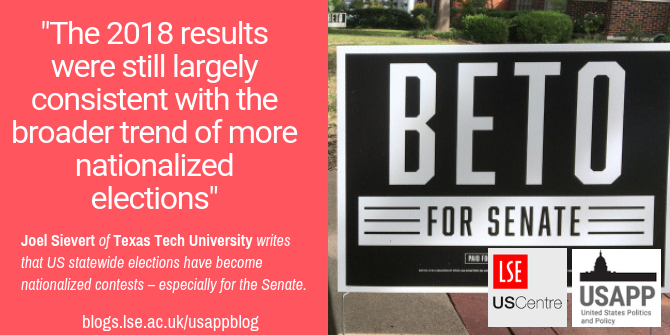 U.S. Statewide Elections Have Become Nationalized Contests