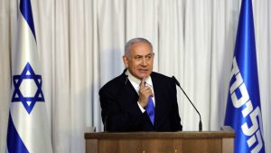 Netanyahu's Hardline Foreign Policies May Outlast His Tenure 22 Israeli Prime Minister Benjamin Netanyahu gives a statement to the media in Tel Aviv, Israel