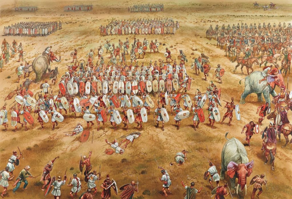 Roman Soldiers Fighting