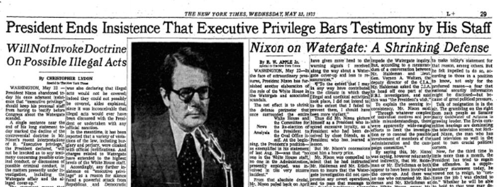 'Executive Privilege' Didn't Work for Nixon in Court - Will It Work for Trump? 6 'Executive Privilege' Didn't Work for Nixon in Court - Will It Work for Trump?