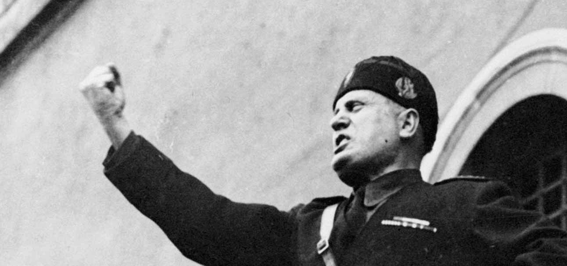 Benito Mussolini’s Rise to Power in Fascist Italy.