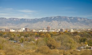 How Albuquerque Hopes to Meet the Unique Needs of Urban Native Americans 6 USA, New Mexico, Albuquerque, Skyline and Sandia Mountains