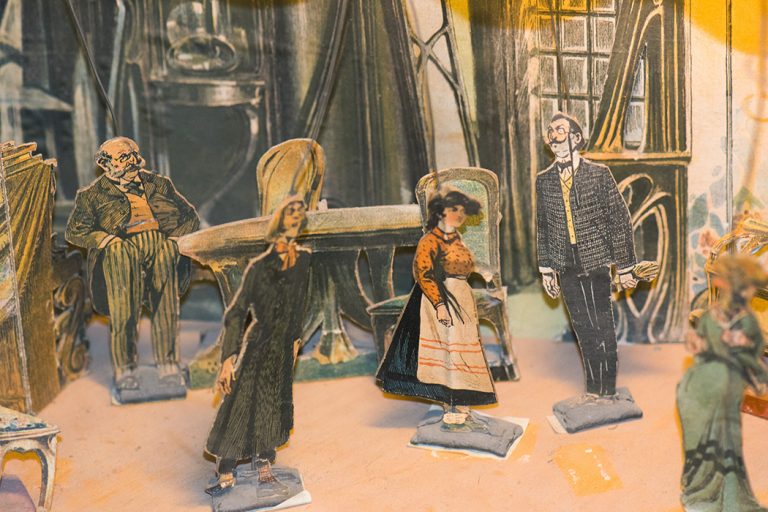 Theatre with cut-out actors