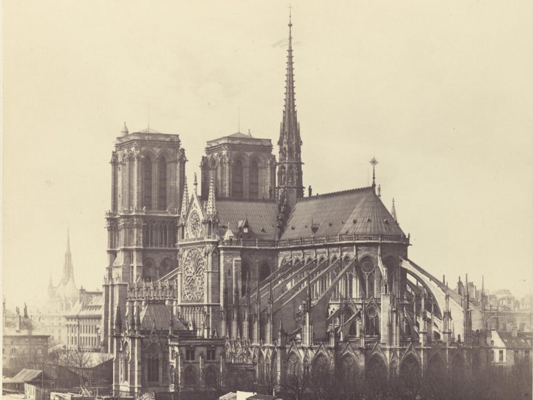 Chevet de Notre-Dame-de-Paris, vue prise du Quai de La Tournelle