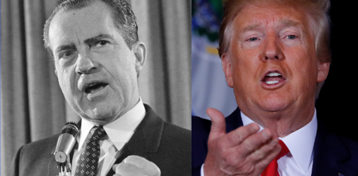 Trump's Bad Nixon Imitation May Cost Him the Presidency 1 100319-36-Trump-Nixon-Politics
