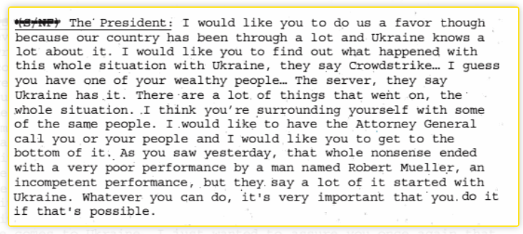 Trump, Ukraine, and the Path to the Impeachment Inquiry: A Timeline 7 Trump, Ukraine, and the Path to the Impeachment Inquiry: A Timeline