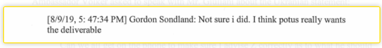 Trump, Ukraine, and the Path to the Impeachment Inquiry: A Timeline 9 Trump, Ukraine, and the Path to the Impeachment Inquiry: A Timeline